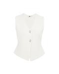 Костюмный жилет WE Studio, от белого - фото