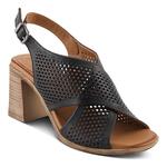 Босоножки на каблуке Luanca Spring Step, black - фото