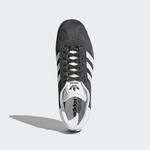 Кроссовки Gazelle Adidas, цвет Dgh Solid Grey/White/Gold Metallic - фото 3
