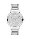 Часы BOLD Evolution 2.0 с хрустальным циферблатом, 34 мм Movado, цвет Silver - фото