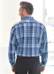 Классическая рубашка в клетку Classic, синий - фото 2