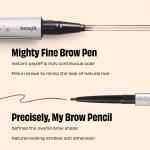Карандаш для бровей Mighty Fine Brow Pen - 4.5 Benefit Cosmetics, 4.5 (neutral deep brown) - фото 9