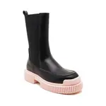 Кожаные ботильоны Armani Exchange, черный - фото