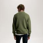 Свитер из трикотажной ткани Unisex Tommy Hilfiger, оливковый - фото 11