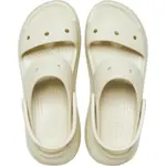 Унисекс сандалии Classic Mega Crush Sandal Crocs, кремовый - фото 3