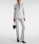 Технически расклешенные брюки со средней посадкой Off-White, Ice Blue - фото 2