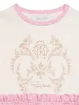 Платье с принтом Roberto Cavalli Junior, белый - фото 4