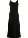 Платье миди без рукавов DSQUARED2, черный - фото