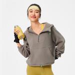 LINING Фитнес-серия толстовка Women's Tree Gray Brown - фото 6