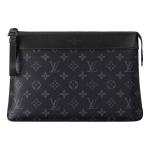 Сумка pochette voyage souple monogram eclipse 'black' Louis Vuitton, черный - фото