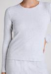 Пижамный топ Hunkemöller POINTELLE LONG-SLEEVED, Grey/Multi-Coloured - фото 4