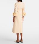 Платье миди Crêpe Couture с оборками Valentino, Betulla - фото 3