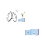 MOLADY Серебряное парное кольцо unisex - фото