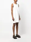 Платье-трапеция без рукавов JIL SANDER, белый - фото 3