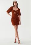 Платье BWLDR OTIS , Copper/Brown - фото 2