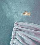 Платье из бархата со сборками Jellymallow, Mint - фото 2