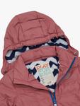 Детская утепленная куртка с капюшоном Muddy Puddles, Pink - фото 5