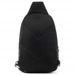 LINING Полиэстеровая слинг-сумка унисекс черная, Black - фото 4