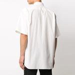 Рубашка мужская белая Balenciaga, белый - фото 3