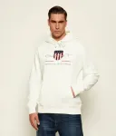 Толстовка regular fit Gant, белый - фото