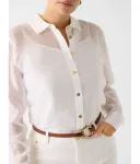 Рубашка regular fit Marciano Guess, белый - фото 4