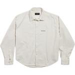 Balenciaga Рубашка Logo Embroidered Large Fit - фото