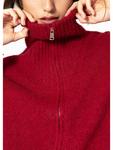 Кардиган на молнии бордового цвета SASSYCLASSY - фото 7