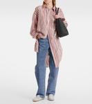 Замшевые мокасины City Gommino Tod's, Cromo Chiaro - фото 3