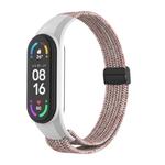 CHENSONG Часы Strap Xiaomi Compatibility Nylon Material, One-piece case/nylon braided [apricot] magnetic buckle strap - фото 4