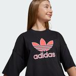 Футболка Adidas Oversize Trefoil Tee, черный - фото 6