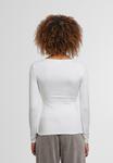 Топ Urban Classics Long sleeved top, White - фото 3
