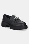 Кожаные мокасины CHUNKY LOAFER LTH HW Calvin Klein, черный - фото