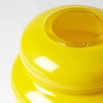 Ваза IKEA, 22 см, желтый - фото 4