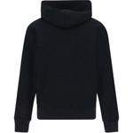 Толстовка с логотипом на заплатке и шнурком Acne Studios, черный - фото 3