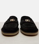 DG замшевые лоферы Dolce&Gabbana, черный - фото 5