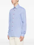 Рубашка на пуговицах Kiton, синий - фото 3