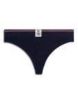 TH Crest ребристый стринги Tommy Hilfiger, Dark Night Navy - фото 2