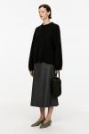 Свитер из альпаки и шерсти Arket, черный - фото 4