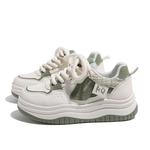 Кроссовки HUANQIU Skateboarding Shoes Women's Low-top, бежевый/черный - фото 3