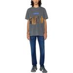 2019 D Strukt 09B90 slim cut джинсы DIESEL, синий - фото 4