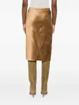 Бархатная юбка Forte Forte, золотой - фото 4