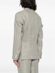 BOSS однобортный пиджак, зеленый - фото 4