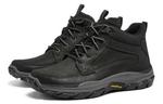 Respected Hiking Shoes Men High Top Black/Grey Skechers - фото 3