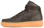 Кроссовки Nike Air Force 1 High Black Dark Grey Gum Women's, черный - фото