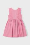 Детское платье с добавлением льна Mayoral, розовый - фото