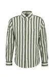 Рубашка в обычную полоску Gant, Grün - фото