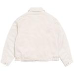 Куртка Stussy Pile Lined Zip Jacket 'Bone' - фото 2