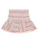 Юбка из смесового хлопка Balmain, розовый - фото 3