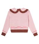 Кардиган Harriet jacquard Bebe Organic, Dusty Pink Swans - фото 3