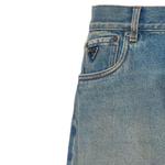 Мужские джинсовые шорты PRADA, цвет Blue - фото 4